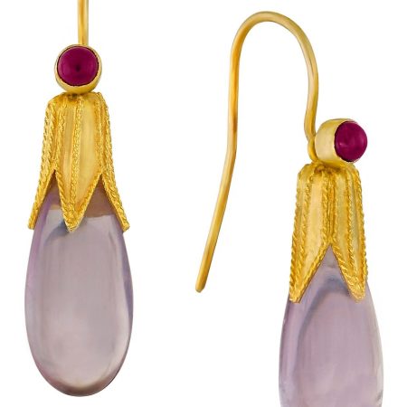 Jane Eyre Amethyst Earrings