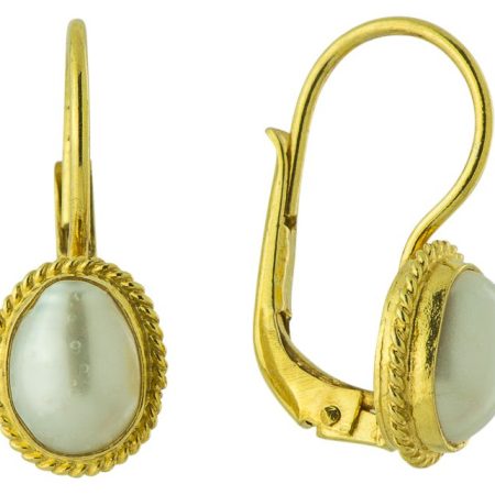 Victorian Pearl Drop Earring